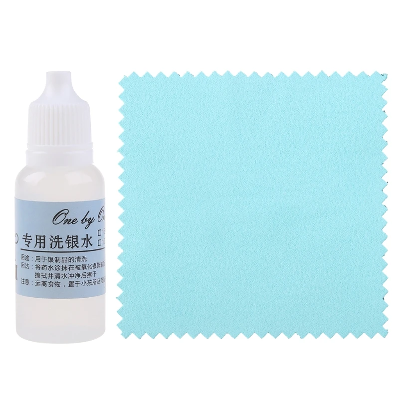 

Silver Polish Cloths Quick Tarnish Remover for Jewelry Silverware Watches Gently Clean & Remove Tarnish without Scratch