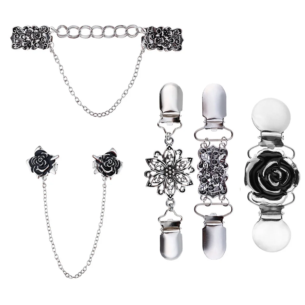 

5 шт., декоративные зажимы для воротника, для свитера