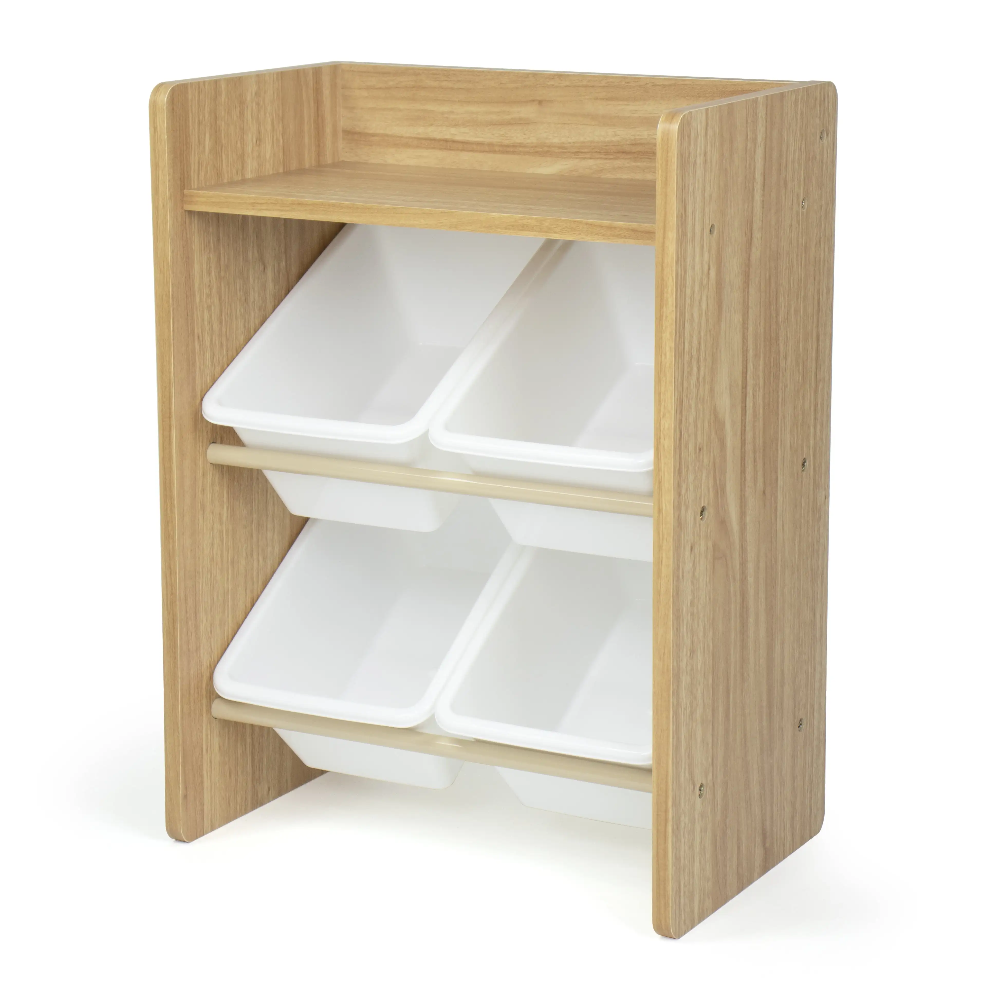 

Humble Crew 4 Bin Storage End Table Nightstand