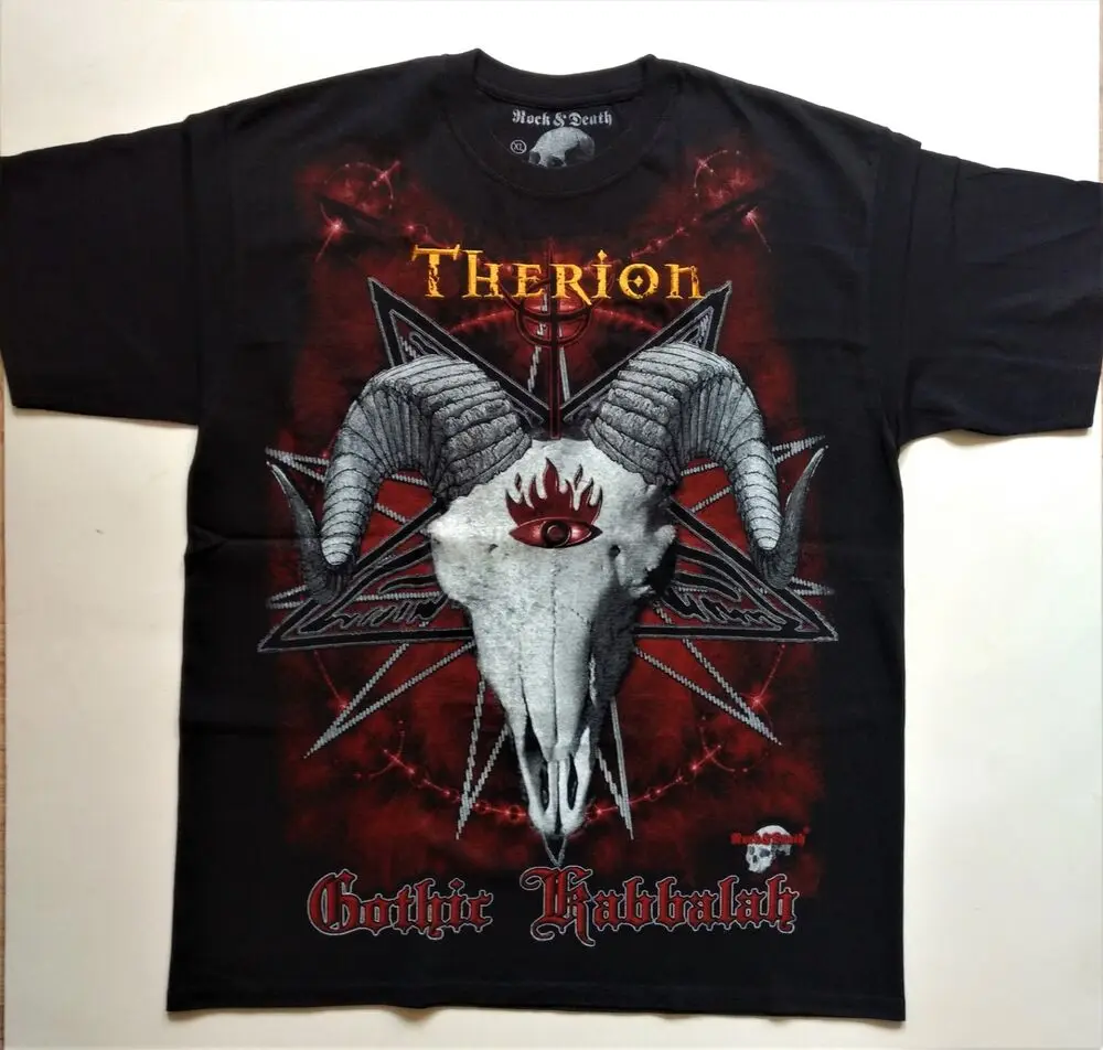 Футболка THERION редкий вышитый логотип тристания сирена эпия ночнушка