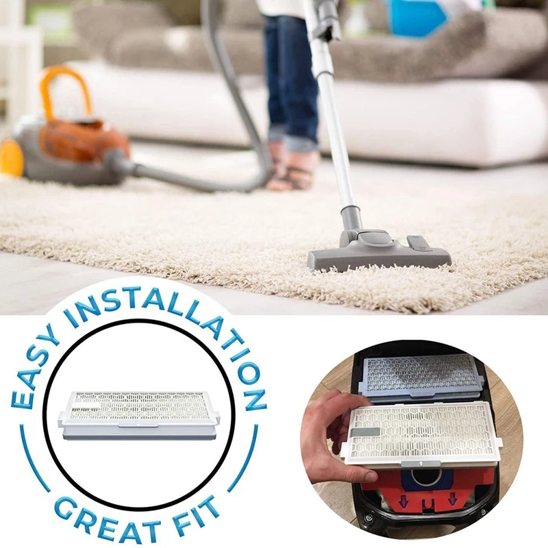 Фильтр SF-HA50 HEPA Airclean 50 совместимый с пылесосами Miele серии Complete C3 C2 C1 S8000 S6000 S5000 S4 S5 и