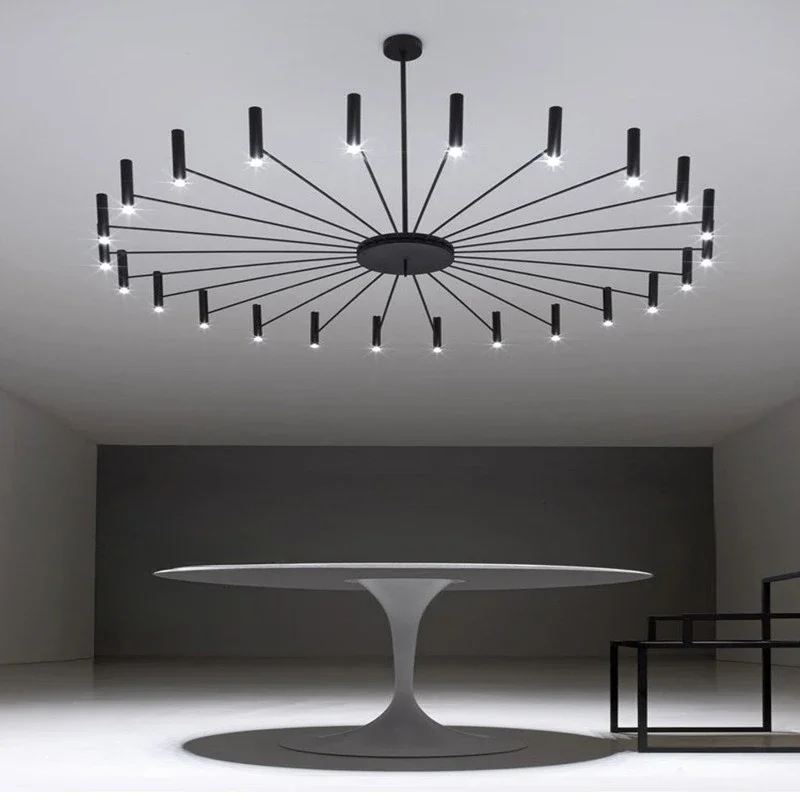 

Nordic Simple Modern Creative Living Room Main Light Hall Restaurant Atmosphere Net Red Design Sense Art Ins Pendant Lamp