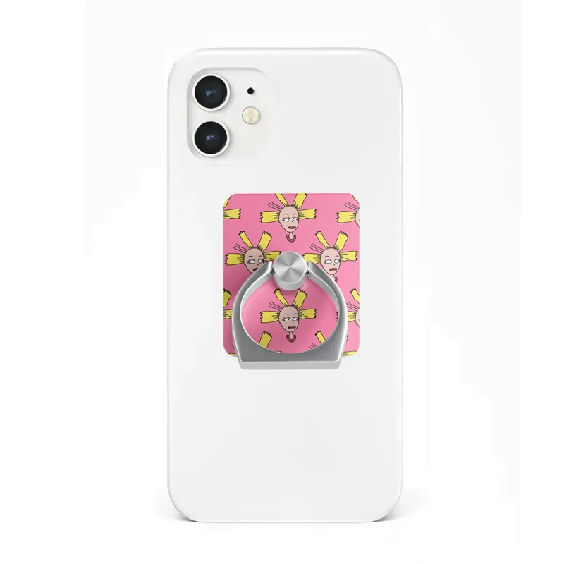 

C2662 90s Cartoon Finger Ring Holders Phones Mobile Phone Holder Handle Fixed Seat Cellphone Bracket Mobile Phone Accessories