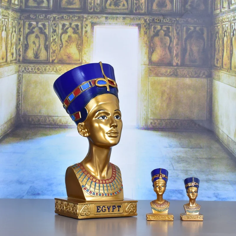 Украшение для дома Queen персонаж из смолы подарок голова Клеопатры портрет Египет