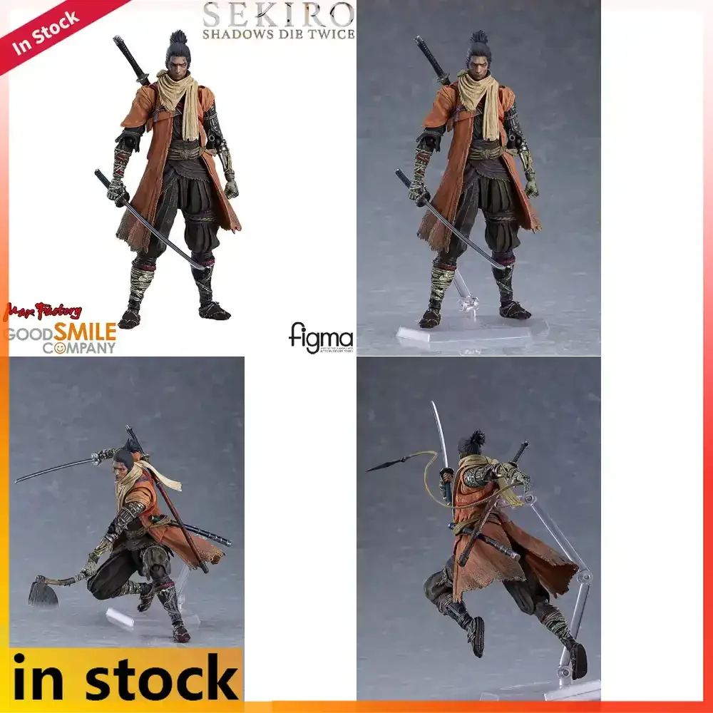 Фото Коллекционная фигурка Max Factory Figma Sekiro: Shadows Die Twice DX Edition, оригинальная, высота 155 мм №1