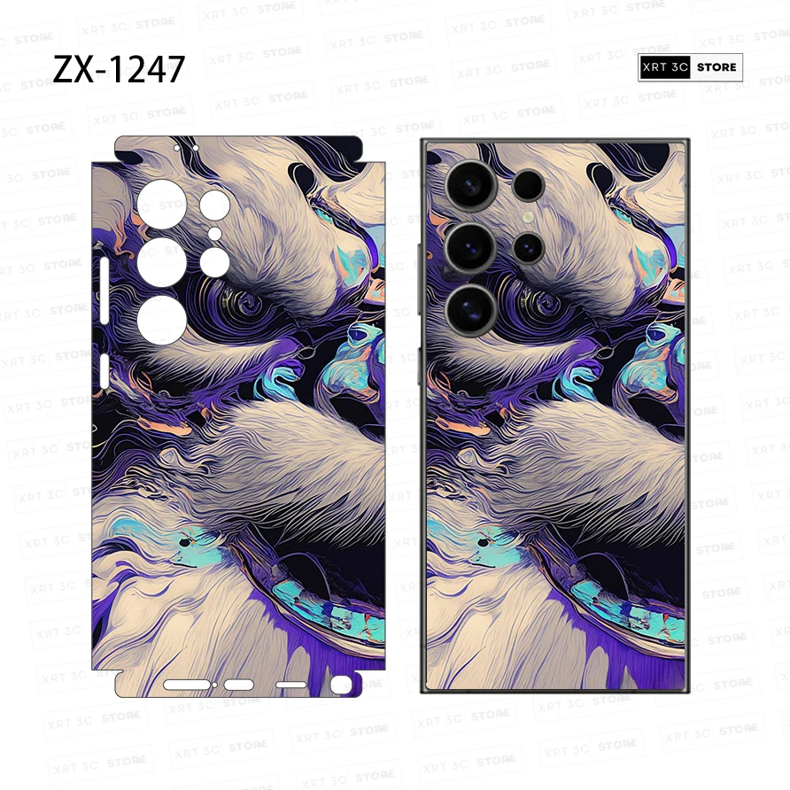 3 м наклейка на кожу для Samsung Galaxy S24 S23 S22 S21 ultra Note20 наклейки задняя пленка защитная
