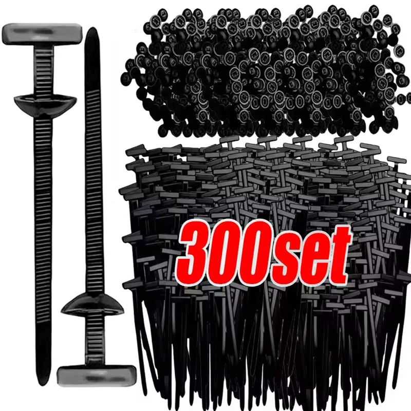 

Нейлоновая универсальная пряжка для кабельной стяжки, сверхмощный самоблокирующийся держатель с застежками-молнией с застежками для кузова автомобиля, устойчивые к ультрафиолетовому излучению молнии