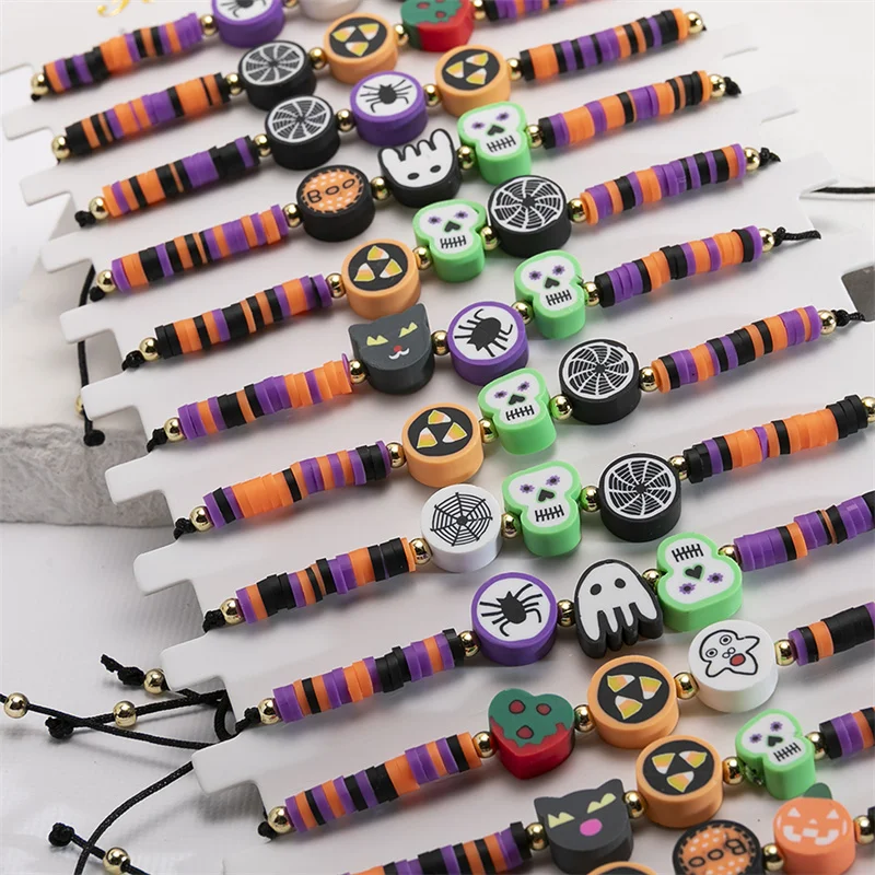 12 шт./комплект регулируемые браслеты с бусинами