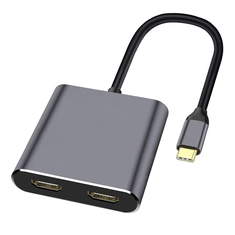 

Адаптер стыковочной станции 4 в 1, двойной экран с поддержкой 4K HD HDMI