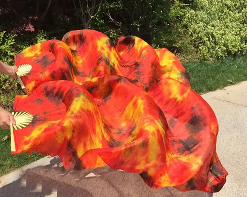 Фата для танца живота женщин и девушек 100% шелк 1 пара (1 л + р) шелковая восточных