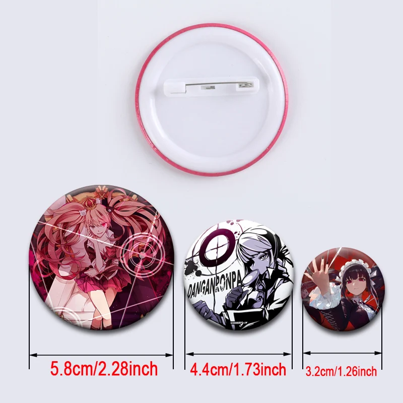 Iruma Miu Kirigiri Kyouko мультяшные броши игра Danganronpa булавки модные ювелирные аксессуары