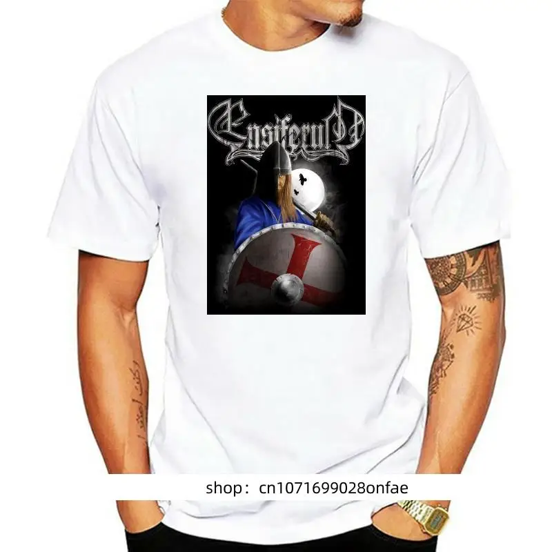 

Kemeja Viking Ensiferum S M L XL Kaus kton Kaus Band Logam