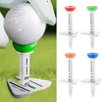 4 color golf double tee new step down golf ball holder plastic golf tees accessories golf gifts for golfer