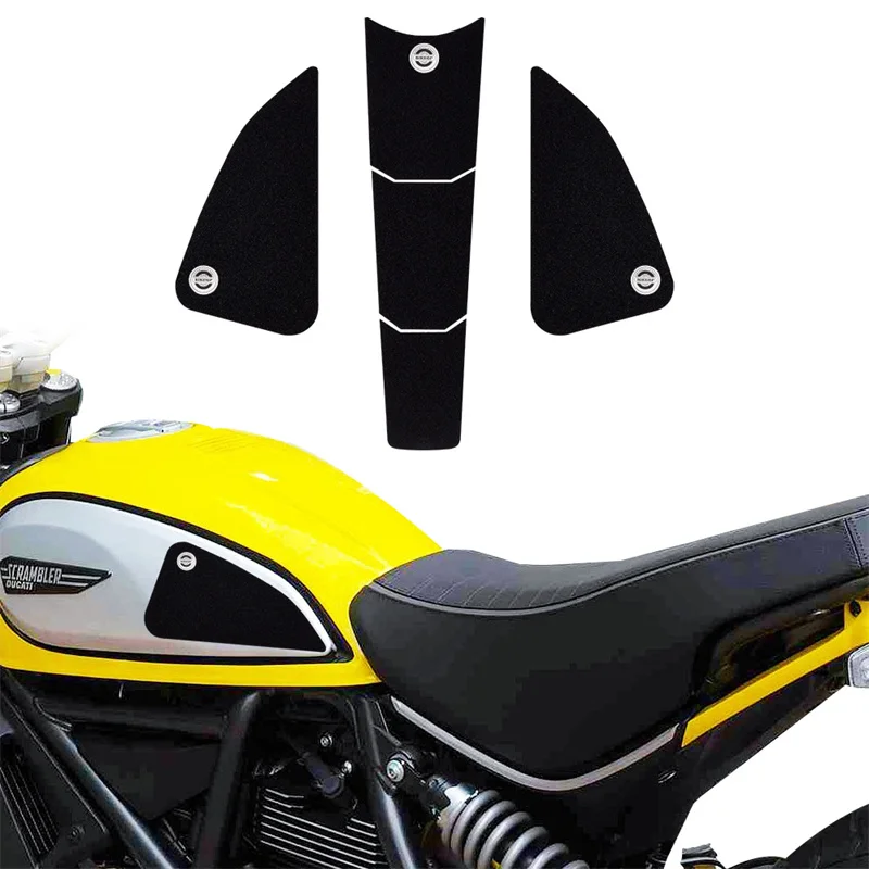 

BIKE GP 3pcs Fuel Tank Pad Sticker Decals For DUCATI SCRAMBLER 800 Rubber Matte Non-slip Protector Cover Motorcycle Accessories