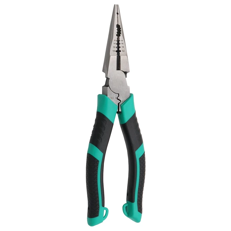 

Retail Multifunctional Industrial-Grade Needle-Nose Pliers Chrome Vanadium Steel Wire Stripping Pliers With Crimp Cutting
