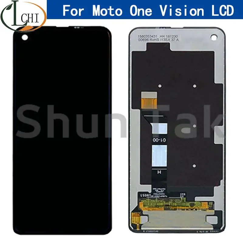 

Original For Motorola Moto One Vision LCD Display Touch Screen Digiziter Assembly For Moto One Action lcd XT2013-1 XT1970