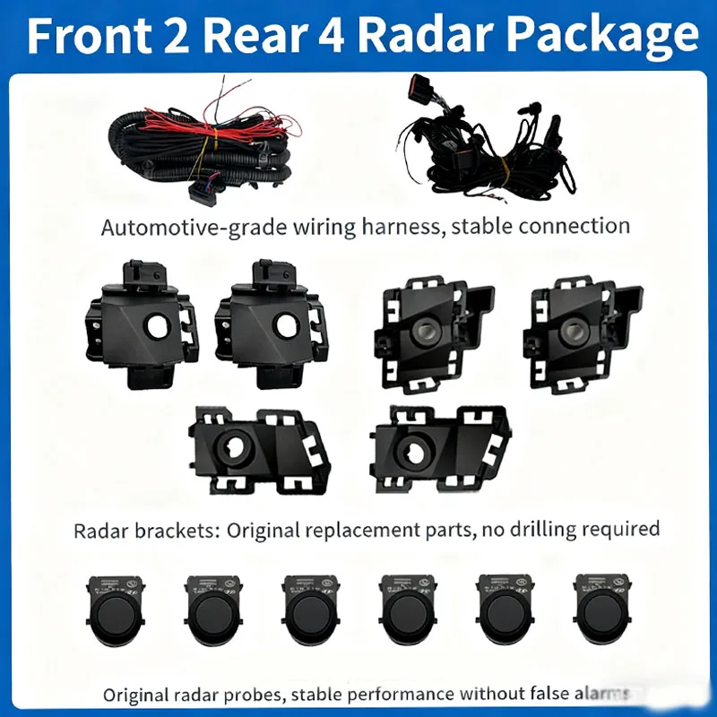 

Для HYUNDAI Mufasa 2023, радар для помощи при парковке, оригинальный заводской протокол, передний и задний радар, совместимый с прибором