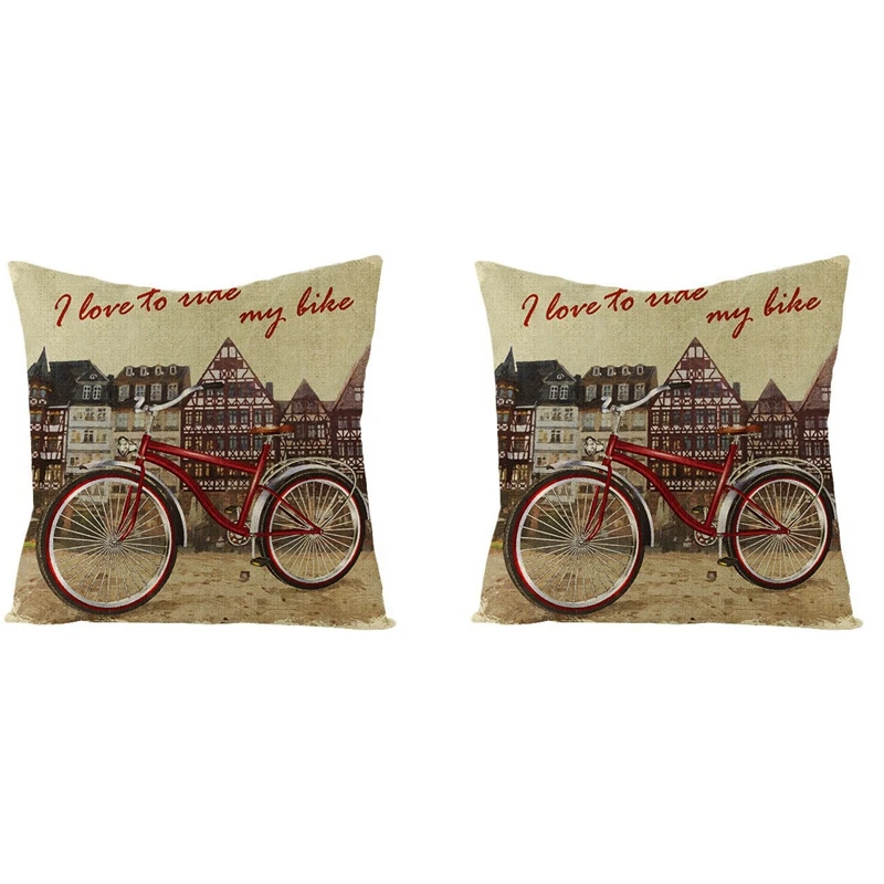 

Ретро американская наволочка, подушка с принтом для дома, гостиной, дивана, подушка с принтом