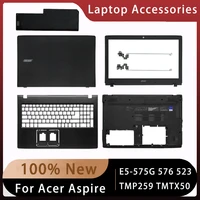 new for acer aspire e5 575g 576 523 tmp259 tmtx50 laptop lcd back coverfront bezelpalmrestbottom 60 gdzn7 001 eazaa001010