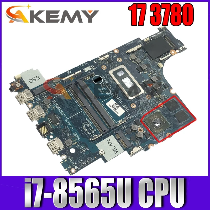 

100% working for dell inspiron 17 3780 motherboard 0WTTRR EDI73 LA-G711P with i7-8565u inbuilt and tested ok