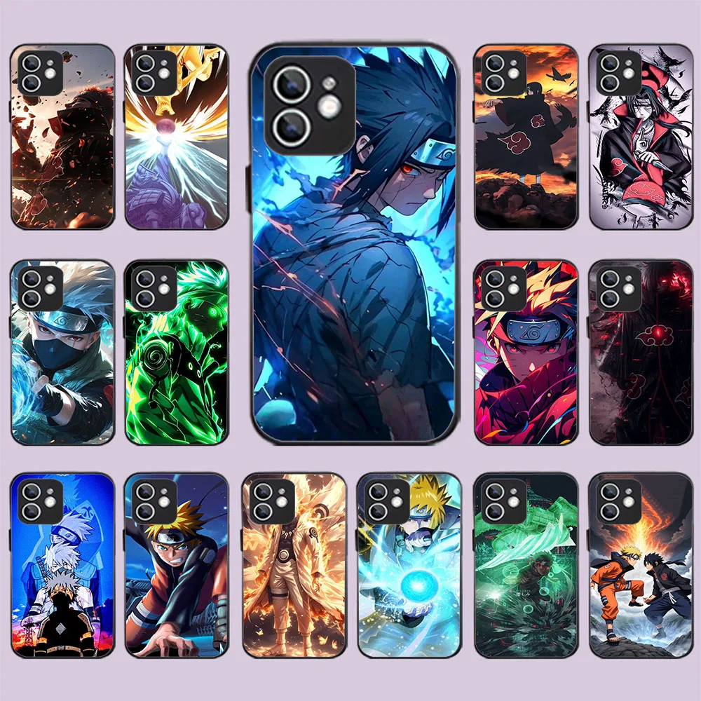 WRA-17 Naruto Black Flexible TPU Case For OPPO A73 74 76 77 78 80 83 93 96 94 F15 Find X3 X5 Pro Neo