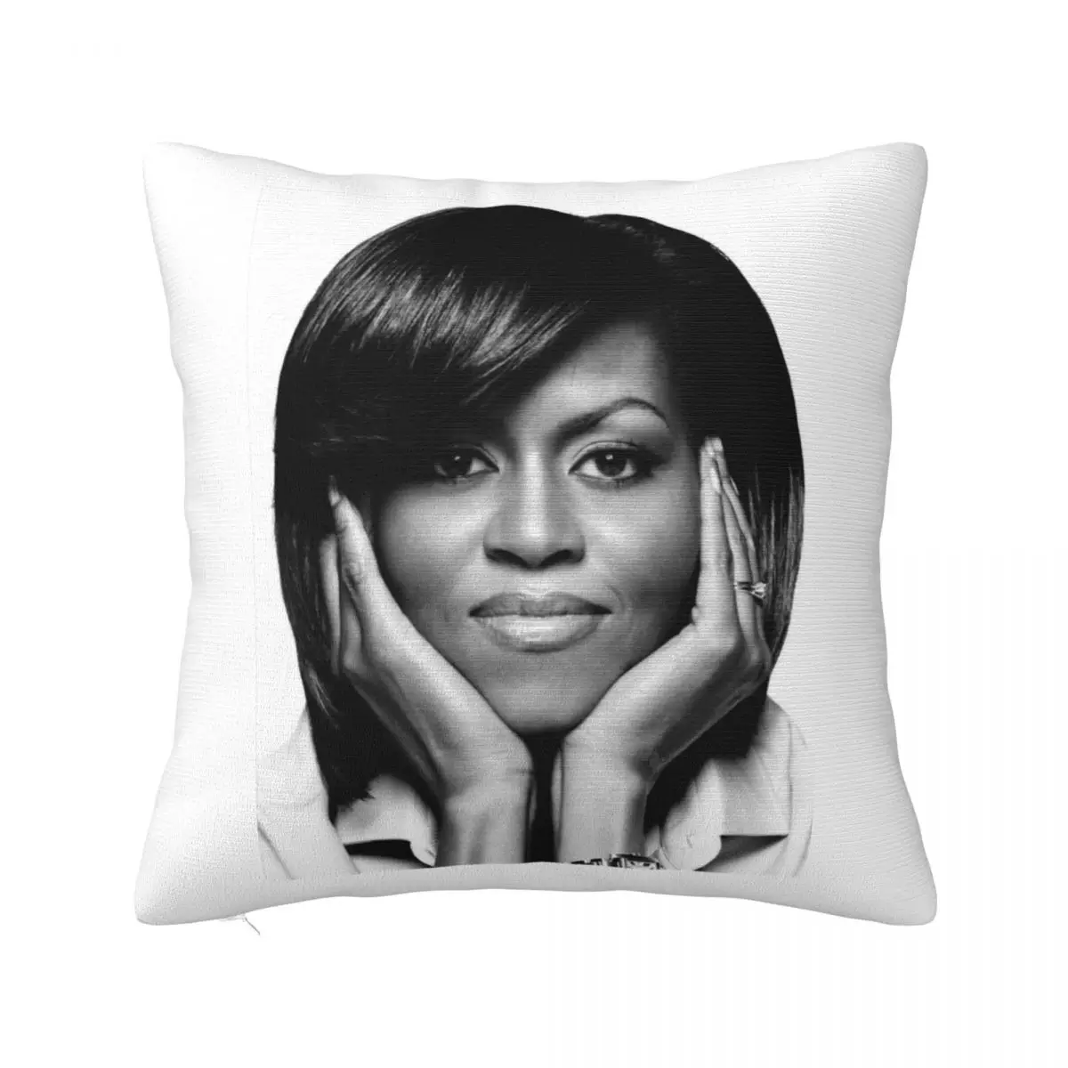 

Obama Pillow Case michelle Universal Polyester Pillowcase Cushion Zipper Spring Cover