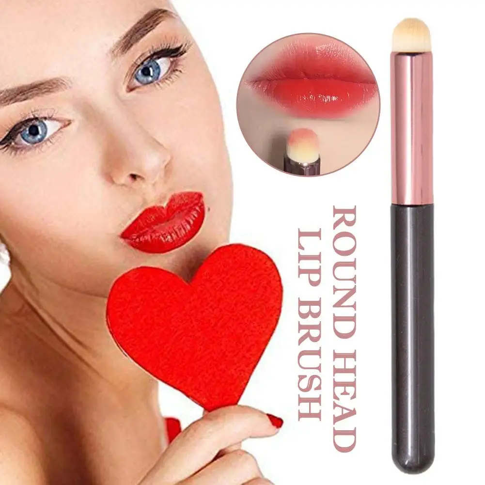 

Professional Lip Brush Mini Makeup Brushes Round Head Natural Beauty Beauty Brush Tools Cosmetic Blending Makeup Brush Conc F0G6