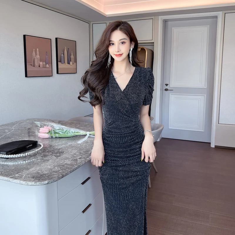 Elegant Sexy Dresses Woman Spring 