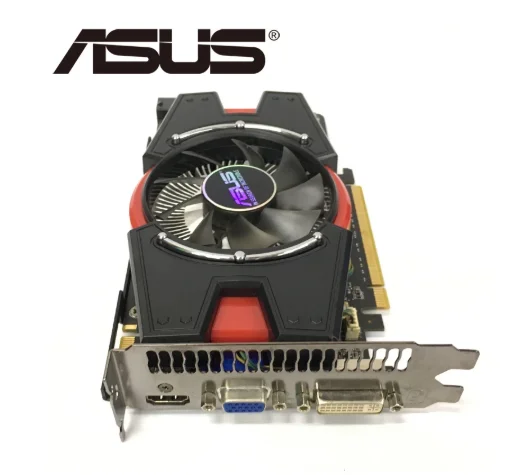 Видеокарта ASUS GTX 550 Ti 1 ГБ 192 бит GDDR5 видеокарты для nVIDIA Geforce 550Ti б/у VGA карты