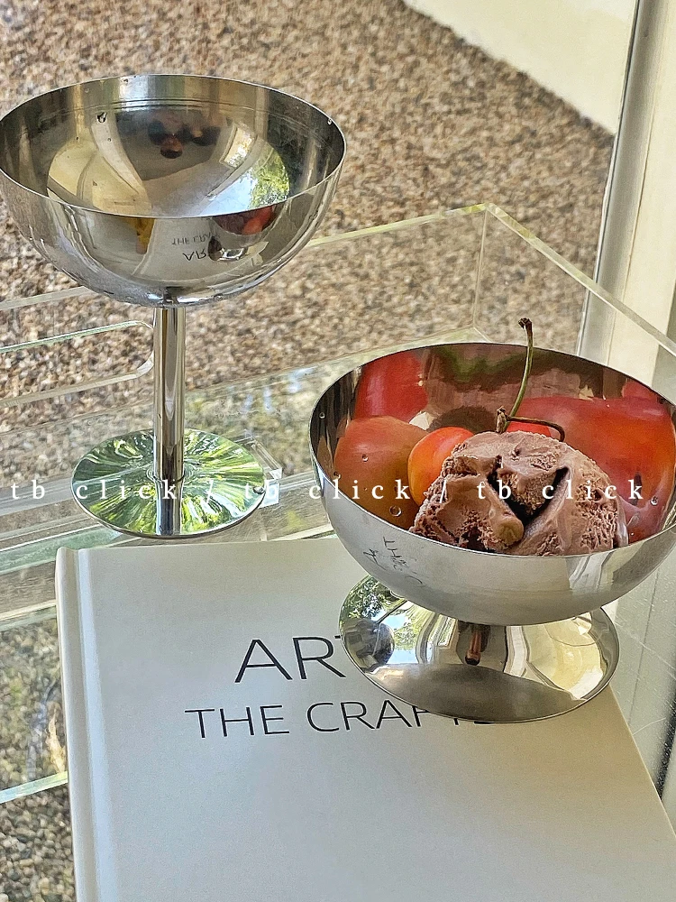 Бокал из нержавеющей стали креативная Коктейльная бокал для вина десертная чаша