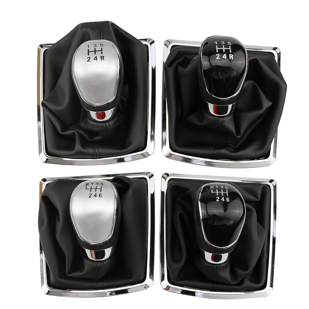 Ручка переключения передач для Ford Focus 2 2006-2011 Fiesta Kuga 2008-2012 с кожаным пылезащитным