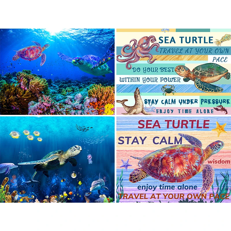 Набор для алмазной вышивки Морская Черепаха |