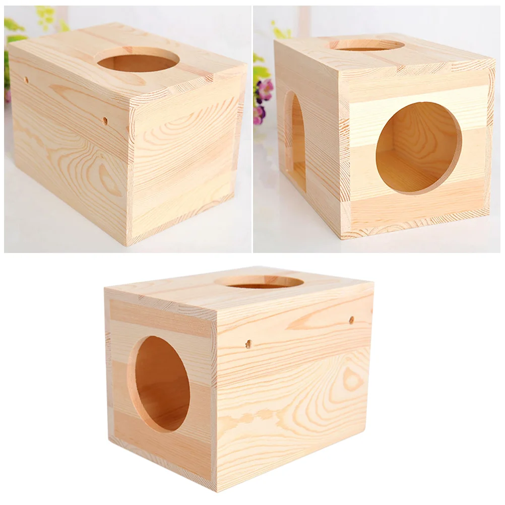 

1PC Safe Natural Small Summer House for Small Animal Chinchilla Guinea Hamster
