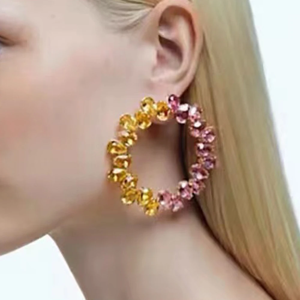 

GODKI Famous Sparkling Earrings for Women Wedding Cubic Zircon Fashion Engagement Party Jewelry pendientes mujer moda 2022