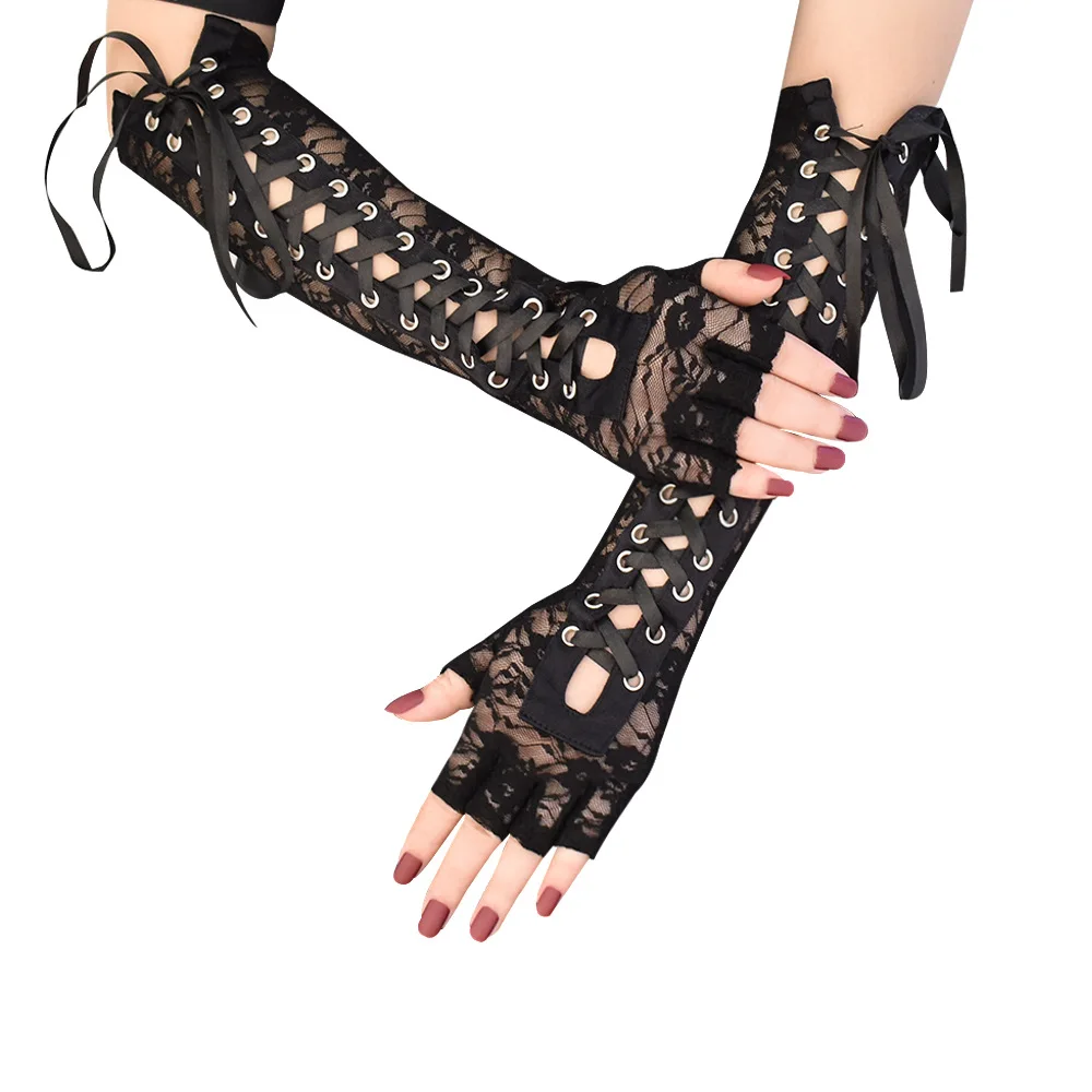 

New Fashion Breathable Lace Dancing Girls Women Cos Gloves