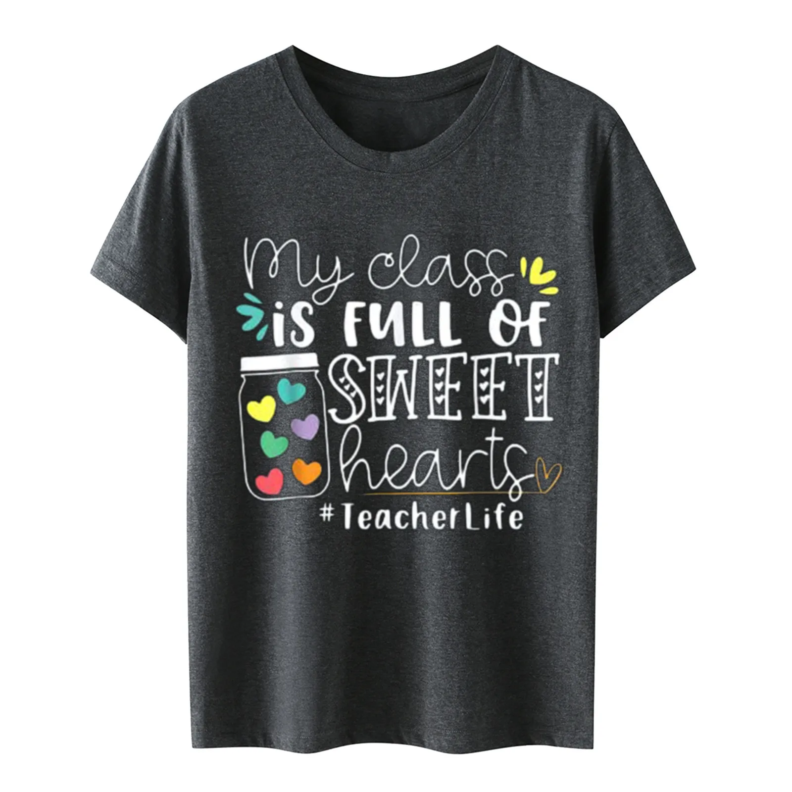 

Long Sleeves Women's Casual Letter Printed Top Shirt Sweet Cute Fashion T-Shirt Blouses Long Sleeves White Polyester Long Sleeve