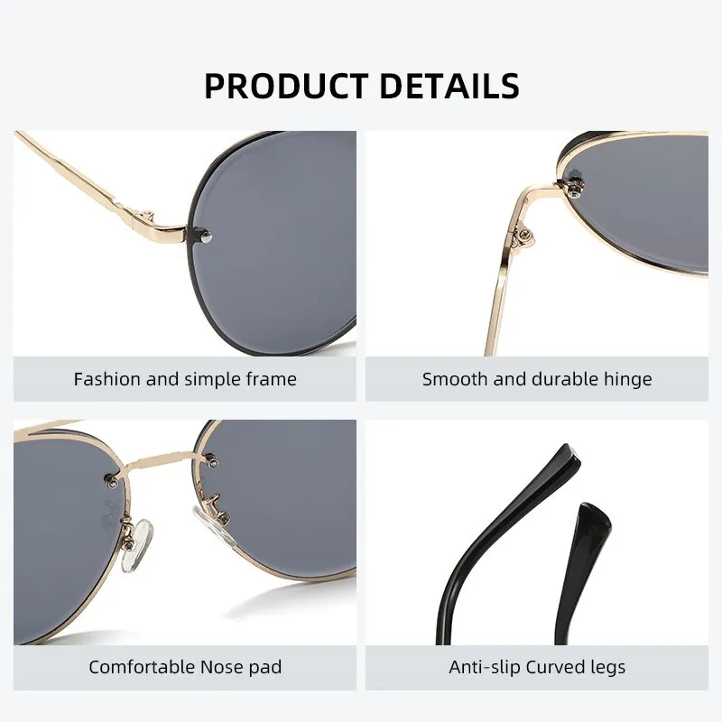 Роскошные мужские солнцезащитные очки-авиаторы очки для вождения мужчин и