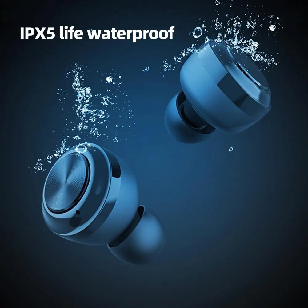 

Noise Reduction Button Control Digital Display Bluetooth-compatible Earphones for Hiking