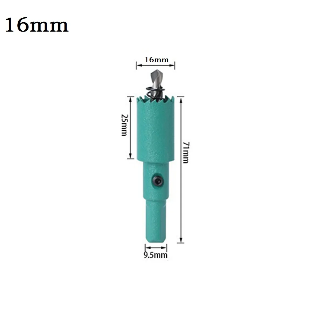 

16-50mm Bimetal Wood Hole Saw Drill Bit HSS M42 Woodworking Tools For Plasterboard Suitable For Downlight Plasterboard Opening