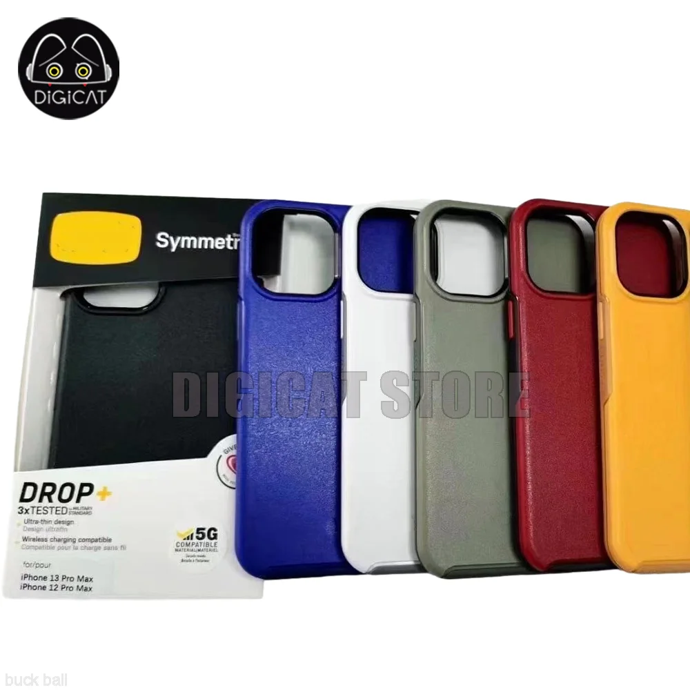 

Чехол симметричный серии Otter для iPhone 11 12 13 14 Pro Max Magsafe, чехол с беспроводной зарядкой для iphone 12 13 Mini, чехлы с защитой от падения, подарок