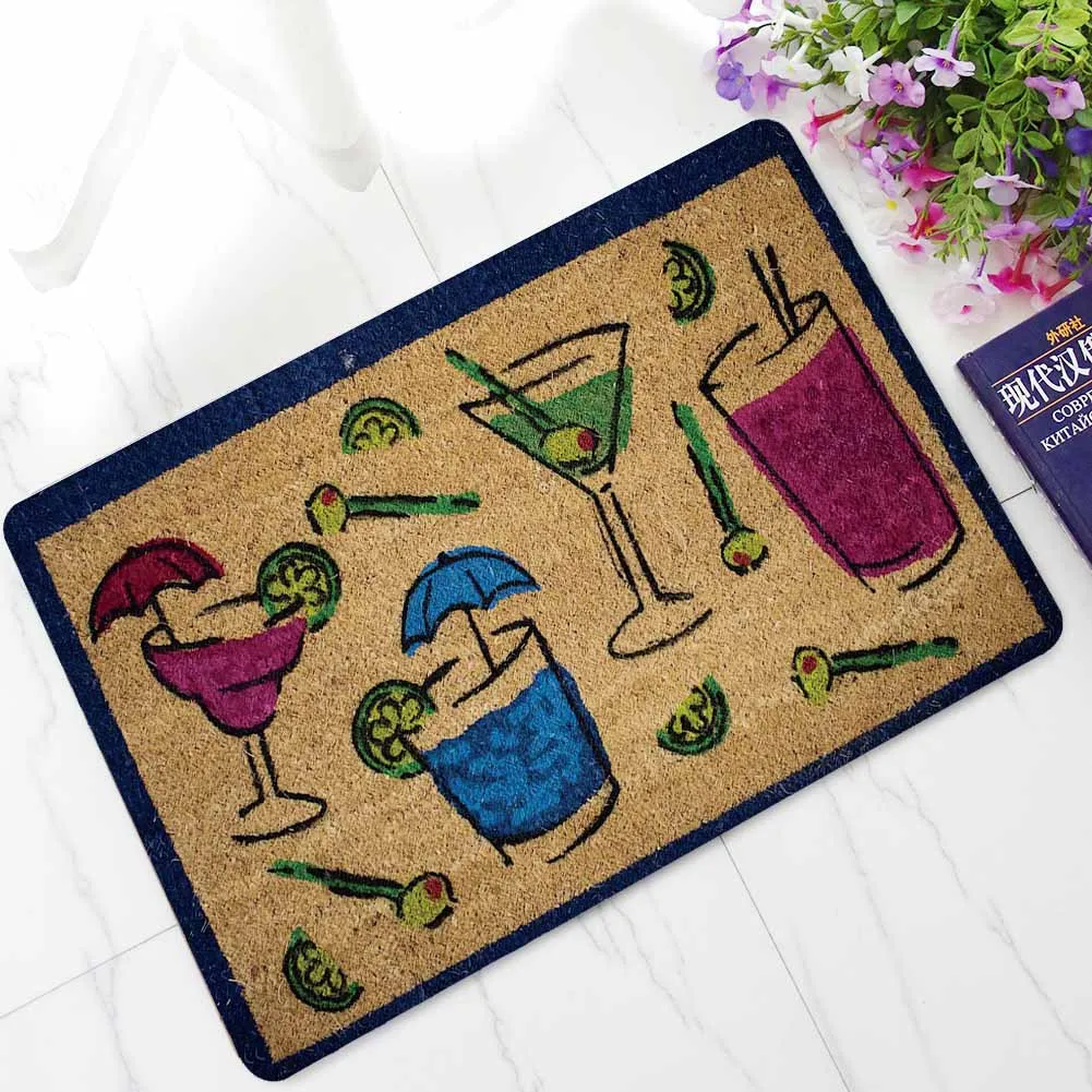 

Welcome Home Entrance Mats Rubber Floor Rug Non-slip Doormat Kitchen Bathroom Mat Outdoor Mat Bedroom Carpet Toilet Rugs