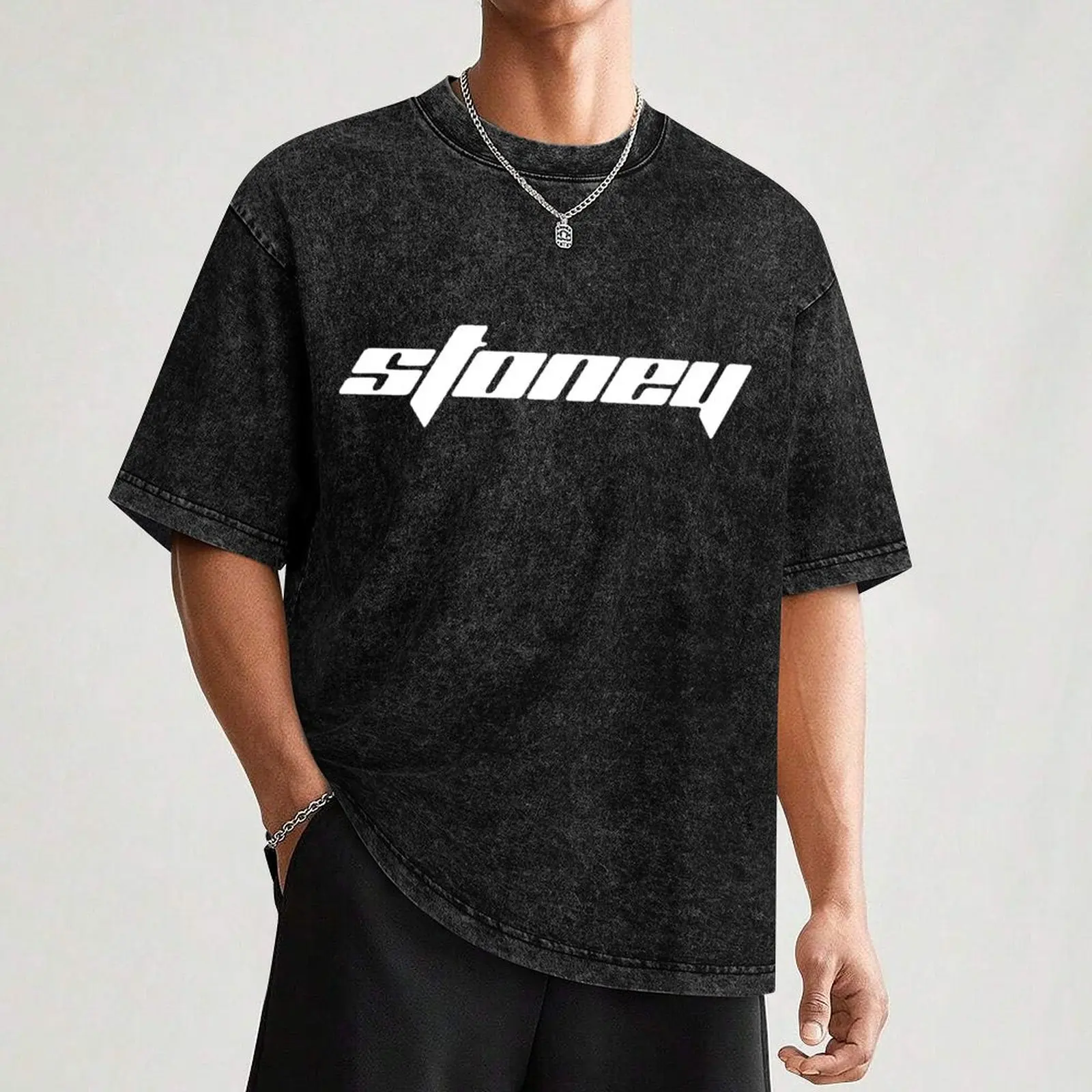 Футболка Stoney White Design с аниме одежда в стиле мужские футболки чемпионами