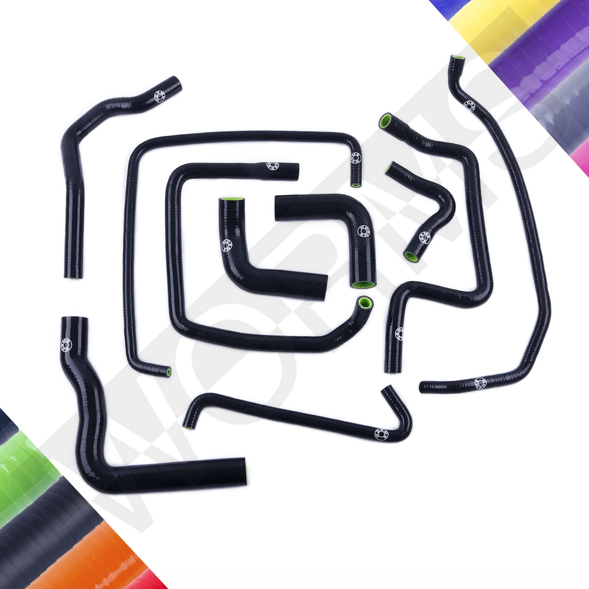 

For Peugeot 309 205 GTI 1.6L 1.9L 8V LHD Silicone Radiator Coolant Hose Pipe Kit