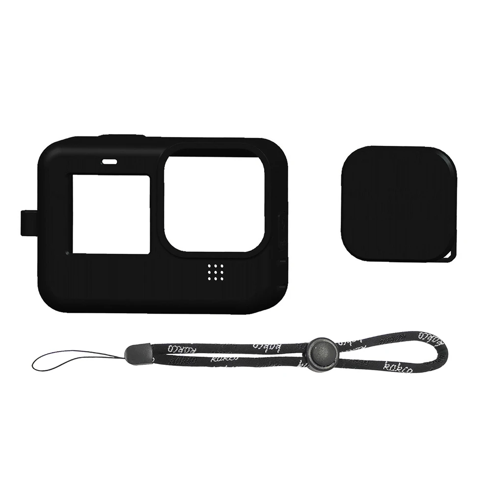 

Silicone Case for GoPro Hero 10 9 Black Protective for Go Pro 9 Full Cover Shell Camera Accessorie