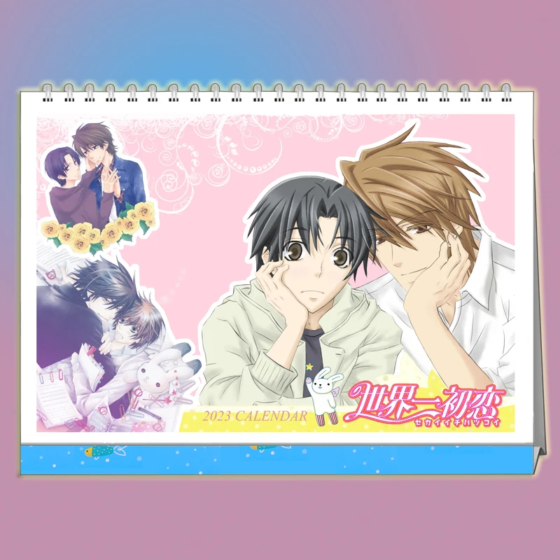 

2023 New Year Calendar Anime The World's Greatest First Love Takano Masamune Onodera Ritsu 13 Pages Desktop