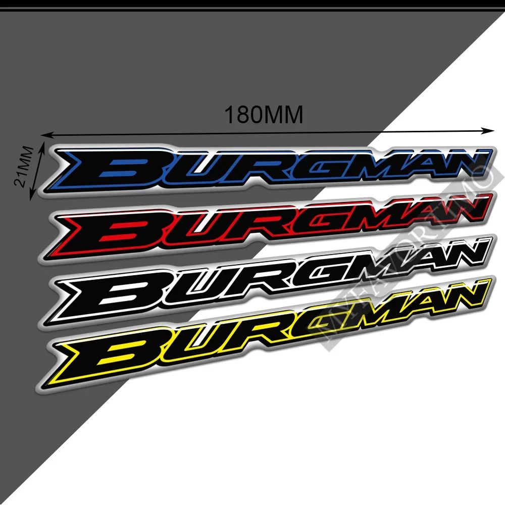Наклейки на скутер для Suzuki Burgman 125 200 400 650 эмблема мотоцикла логотип наклейки бак