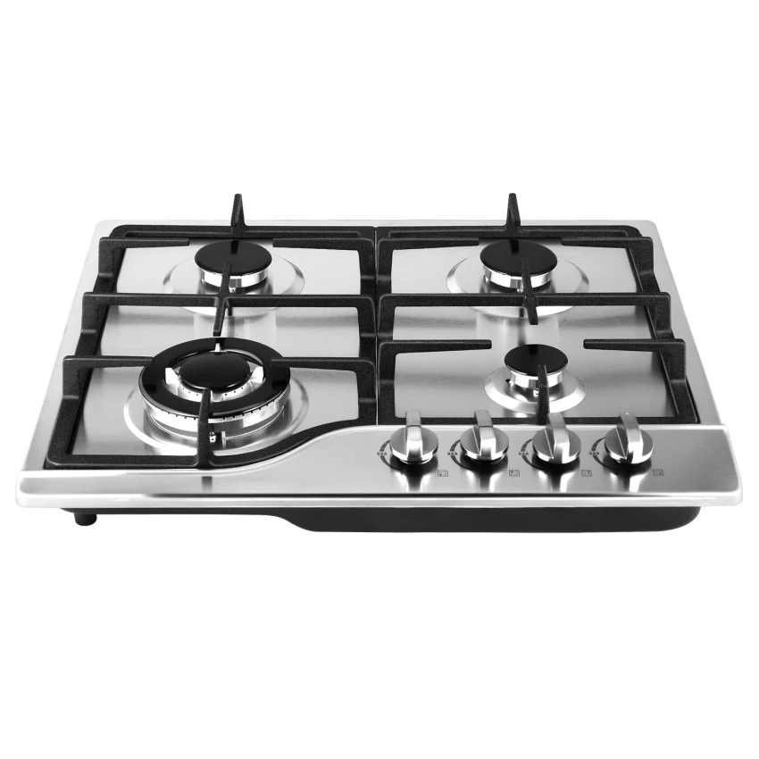 

Gas Stove 4 Burner Stainless Steel Four-head Gas Stoves for Home Bulit-in Gas Hob Four-cooker Gas Panel for Kitchen