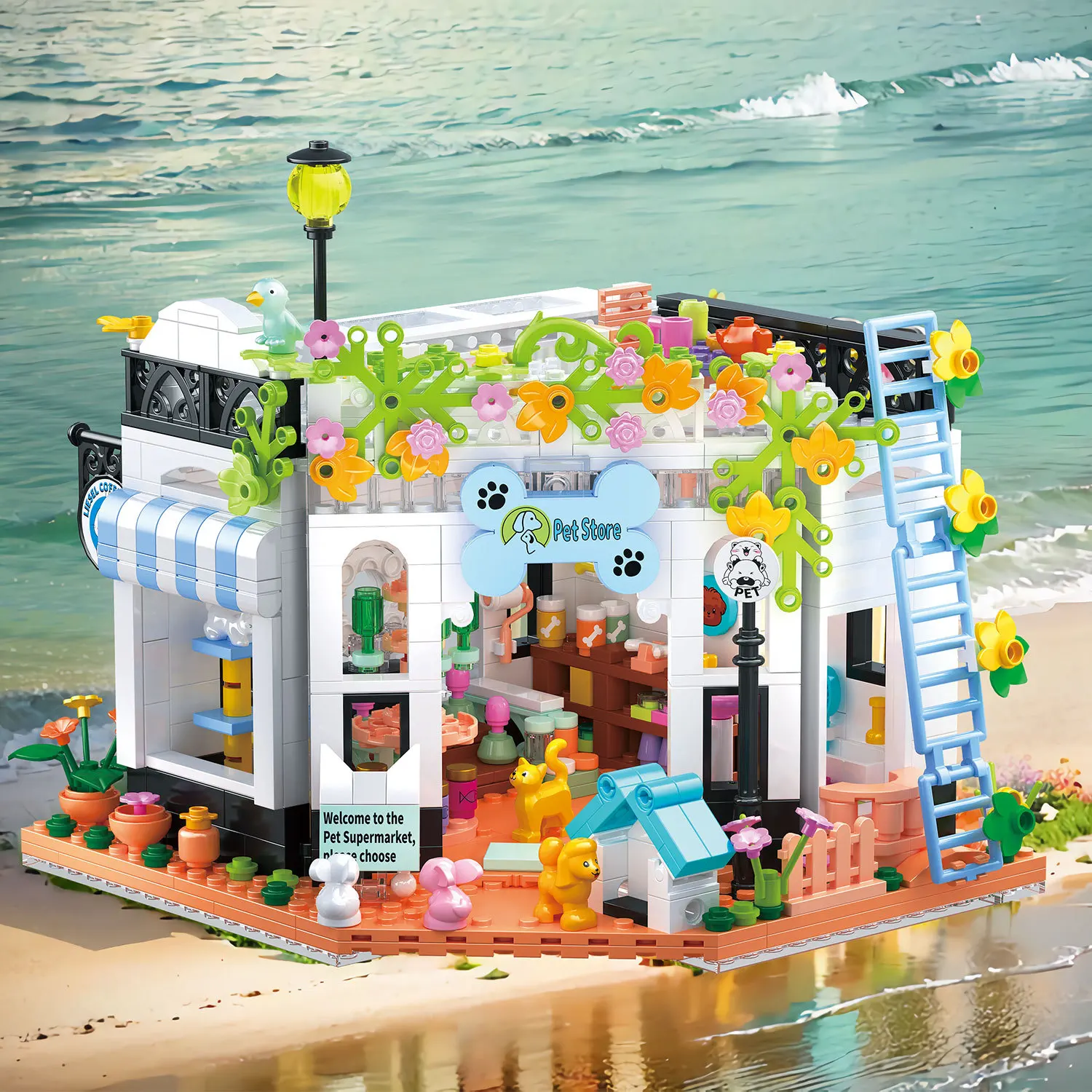 Миниатюрная модель домика для домашних животных игрушка в сборе подарок на день