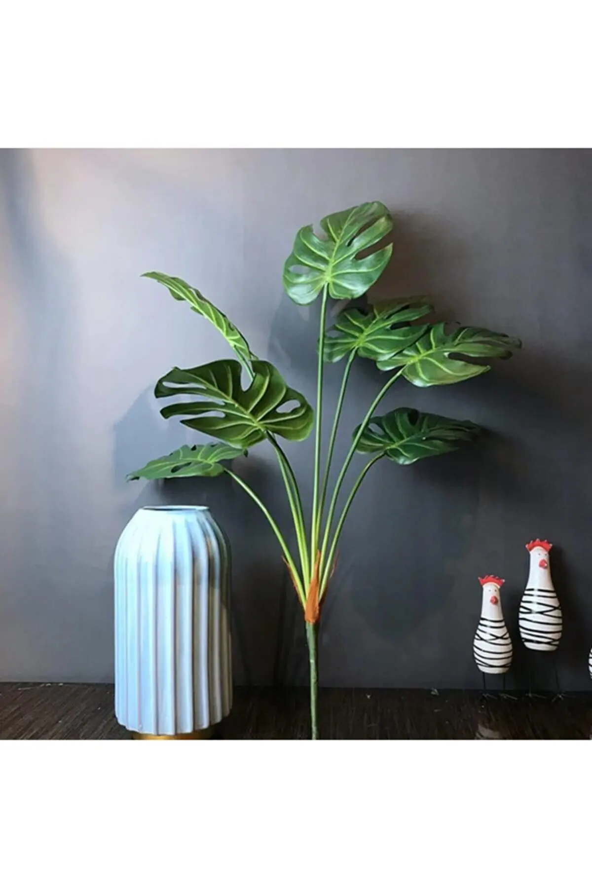 

Искусственные листья, дертициальные сухие цветы, 7 головок, 7 зеленых цветов, 750622111