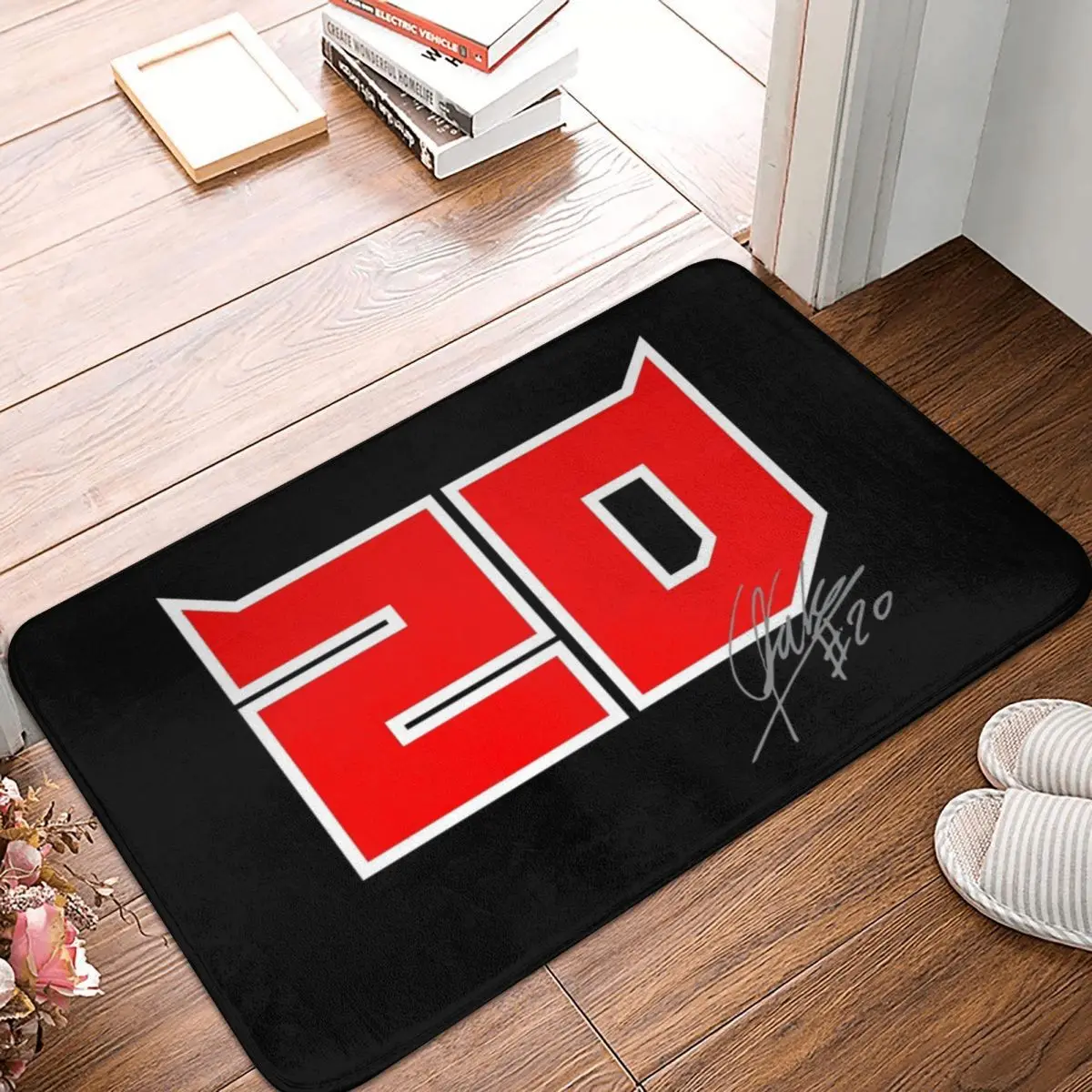 

Fabio Quartararo Doormat Rug carpet Mat Footpad Polyester Anti-slip Washable Floor Mat Front Room Corridor Bedroom balcony